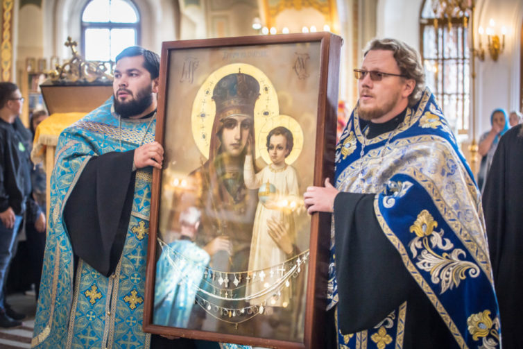 В кафедральном храме Ижевска пребывает чудотворная икона из г. Киева