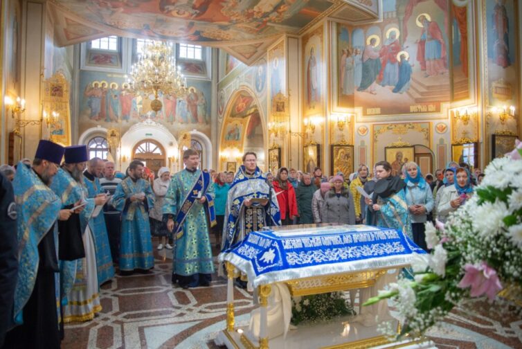 Праздник Успения Пресвятой Богородицы в Михаило-Архангельском соборе